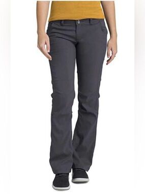 Prana Halle Pant II Hiking Pants Size 2 in Coal MSRP$95.00 Dark Charcoal Grey